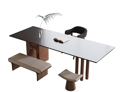 现代简约餐桌