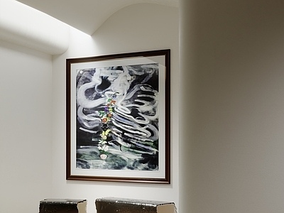 极简挂画 美式挂画 法式挂画 油画 中古挂画