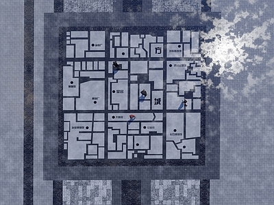 极简主义广场景观 城市地雕 广场铺装 地图 文化 城市