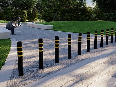 现代主义金属围挡 金属车挡 入口车挡 铸铁车挡 现代车挡 简易车挡