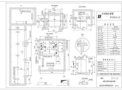 现代电梯厅 电梯井 机房 电梯轿厢 施工图