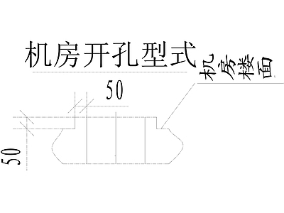 暖通机房 机房开孔型式 施工图