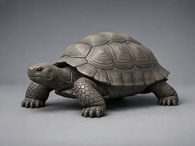 写实主义雕塑摆件 象龟 陆龟 雕塑 美陈 动物雕塑