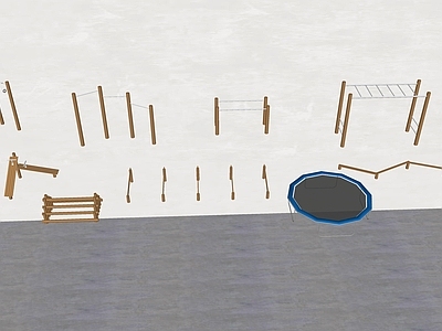 极简主义其他运动器材 单双杠 蹦床