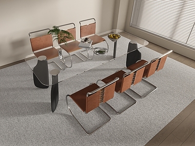 现代极简餐椅 北欧现代餐桌椅