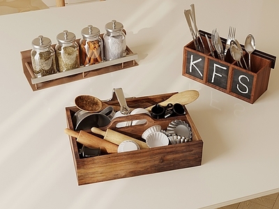 原木风厨房用品