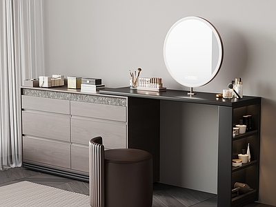 现代简约梳妆台