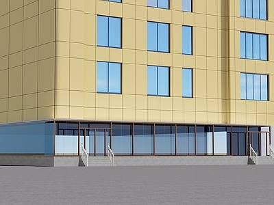 现代主义酒店外观