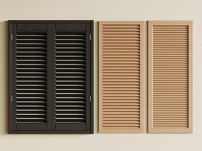 现代简约窗户组合 百叶窗