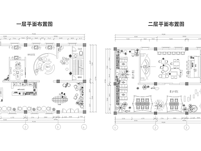 现代咖啡厅 咖啡厅 施工图