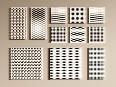 现代冲孔板 铝单板 穿孔板 洞洞板