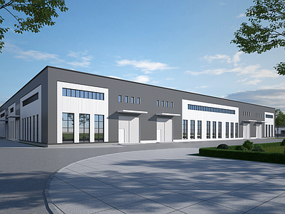 现代简约厂房 现代厂房