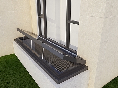 现代简约天窗 采光井上悬天窗 同步电机上悬天窗