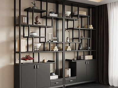 新中式博古架