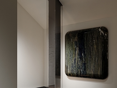 极简挂画 现代挂画 油画 抽象画 茶室挂画 宋式挂画