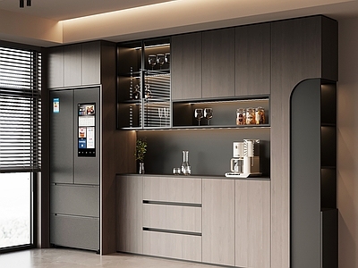 现代简约酒柜