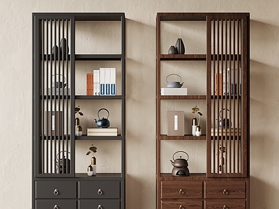新中式博古架