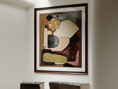 现代挂画 油画 挂画