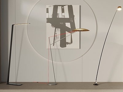 极简落地灯 现代简约落地灯 金属落地灯 意式落地灯