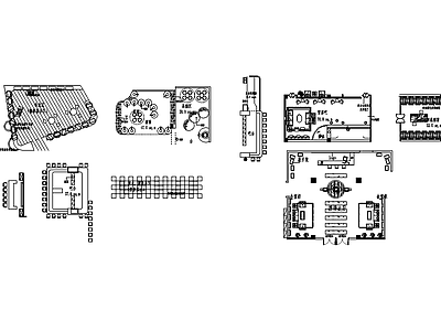 现代简约家具图库 接待大厅 施工图