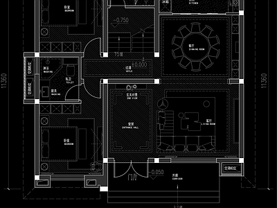 别墅 两层农村自建房 施工图