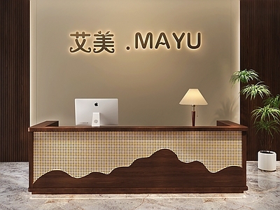 新中式前台 办公前台  美容院前台   民宿前台  酒店前台  餐厅前台