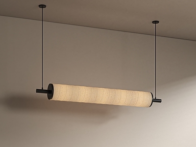 新中式长条吊灯 中古侘寂吊灯 餐厅吊灯 长条吊灯