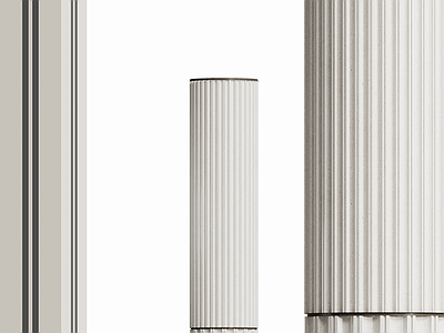 新古典主义柱子 酒店会所装饰柱子