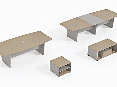 现代简约会议桌 会议桌 会议台 茶几