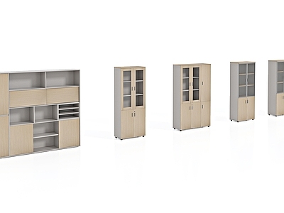 现代简约文件柜 文件柜 书柜 背柜