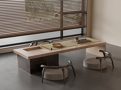 新中式茶桌椅 小茶台