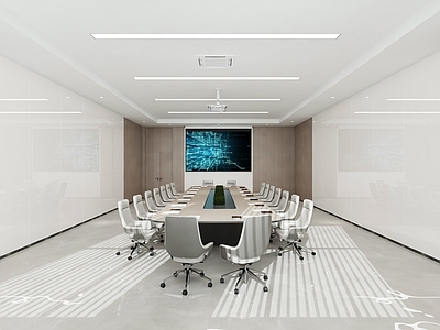 现代简约会议室
