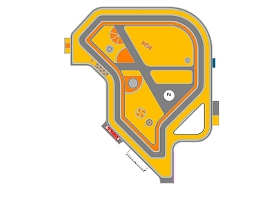 社区健身区 健身运动场 施工图