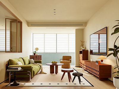 中古风家居客厅 中古风客厅