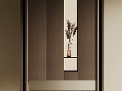 意式极简玄关 玄关柜 鞋柜