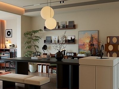 中古风家居餐厅