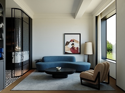 现代简约家居客厅