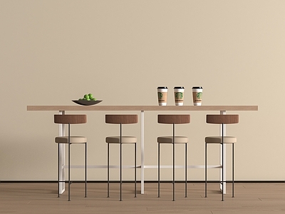 现代吧台 现代吧台 桌椅餐饮桌椅吧台椅