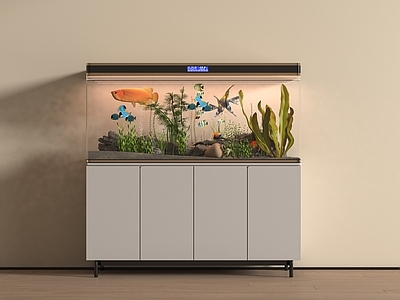 现代简约鱼缸 鱼缸