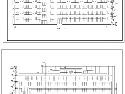 现代医院建筑 门诊 施工图
