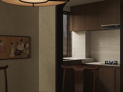 新中式宋式客餐厅