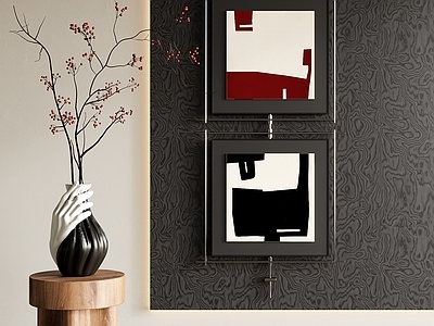 现代简约玄关挂画