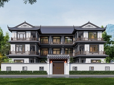 新中式四合院