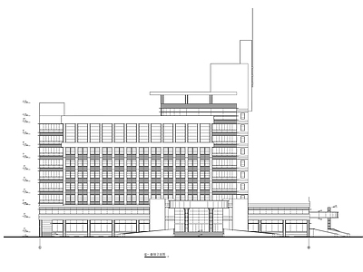 现代医院建筑 医院建筑 施工图