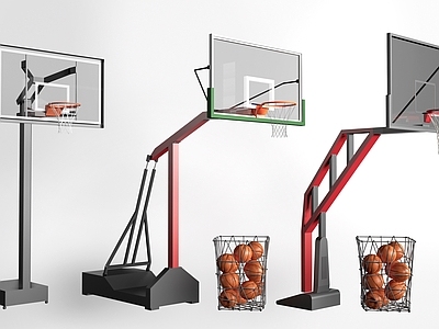 现代简约球类器材 现代篮球架 篮球框
