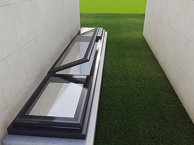 极简主义天窗 采光井上悬天窗 别墅上悬天窗
