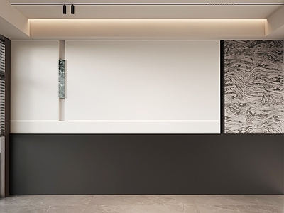 极简床头背景墙