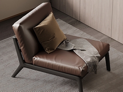 意式极简单人沙发 休闲椅