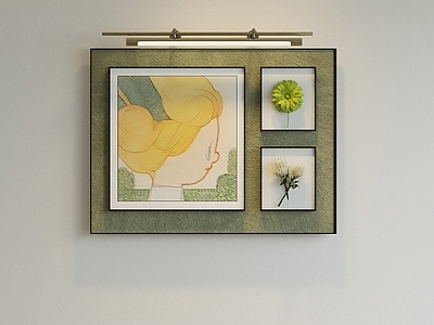 现代简约壁灯 挂画壁灯 儿童房挂画