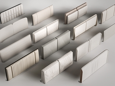 现代简约坐垫 现代榻榻米软包 床头软包 墙面软包 靠背